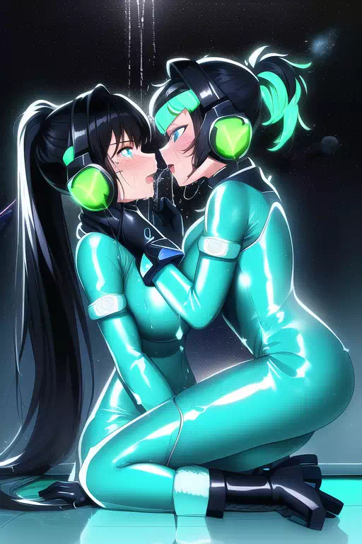【NoveAI】Les sex in space base 5