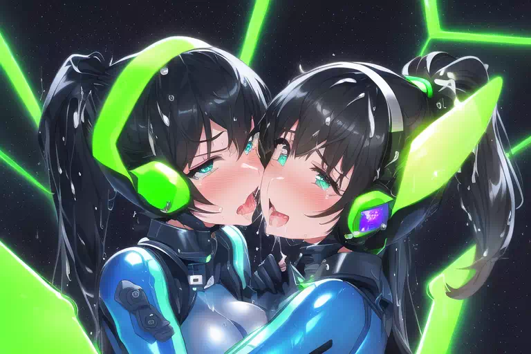 【NoveAI】Les sex in space base 5