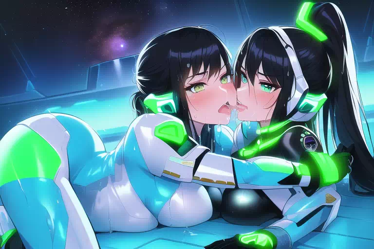 【NoveAI】Les sex in space base 5