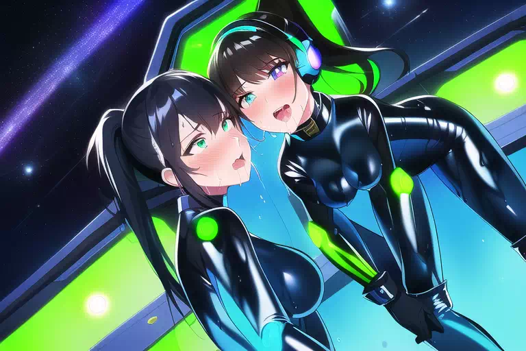 【NoveAI】Les sex in space base 5