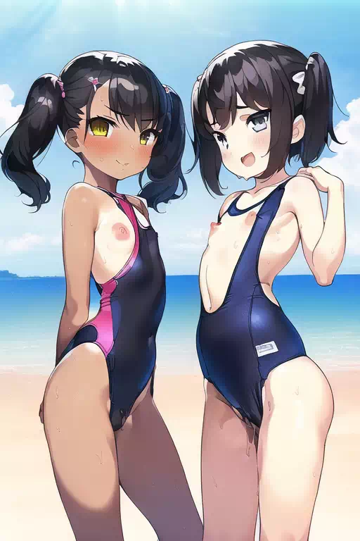 NovelAI生成の褐色メスガキ