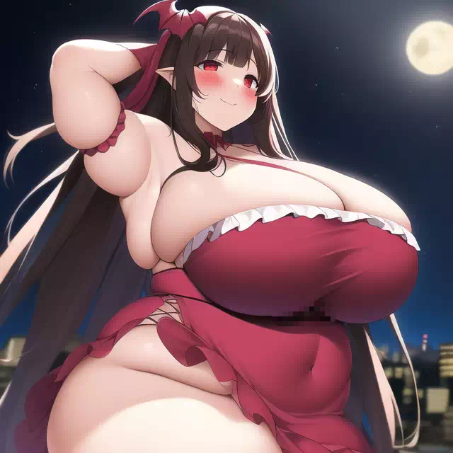 novelAI fat girl halloween