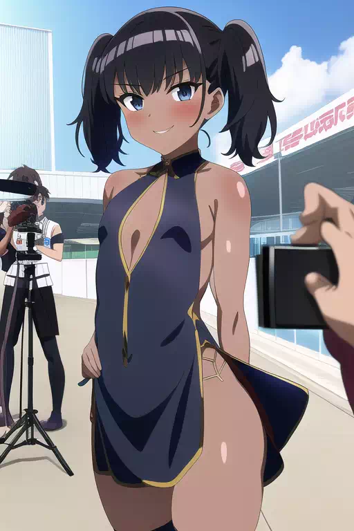 NovelAI生成の褐色メスガキ