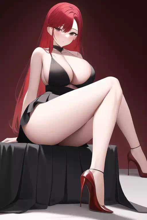 Request ：high heels and red hair