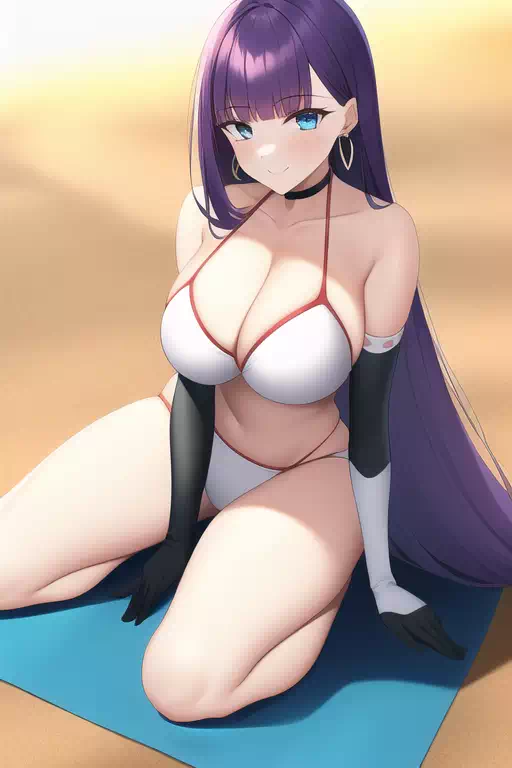 水着マルタさんの着衣パイズリ3枚+文字なし+その他4枚