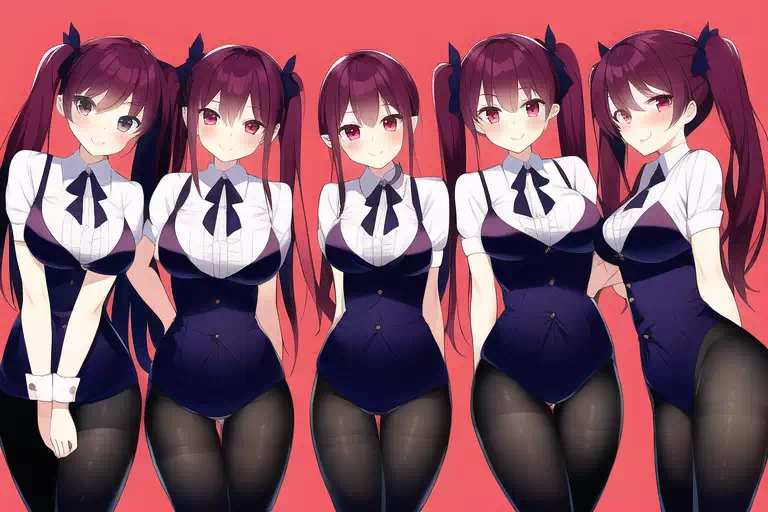 novelAIで生成した同キャラっぽい奴　０2