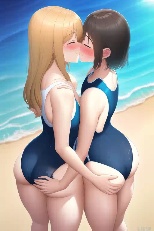 Yuri On The Beach NovelAI