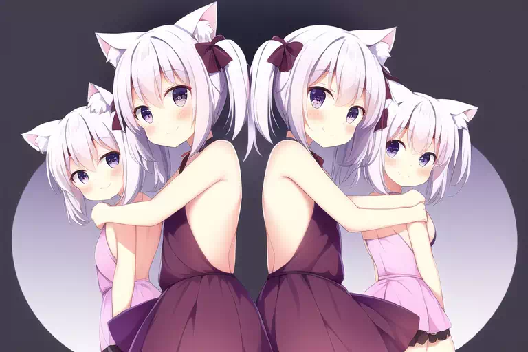 novelAIで生成した同キャラっぽい奴　０2