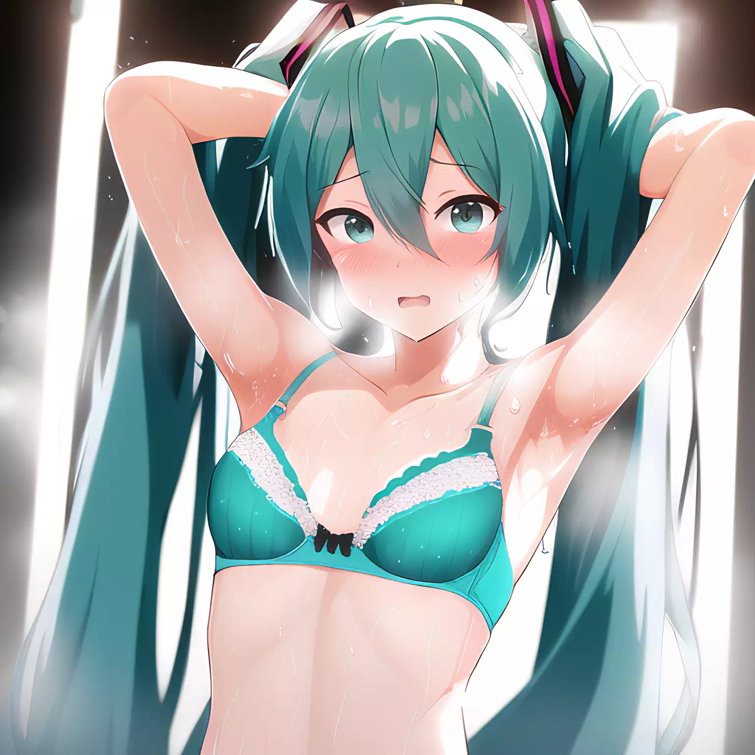 armpit focus miku