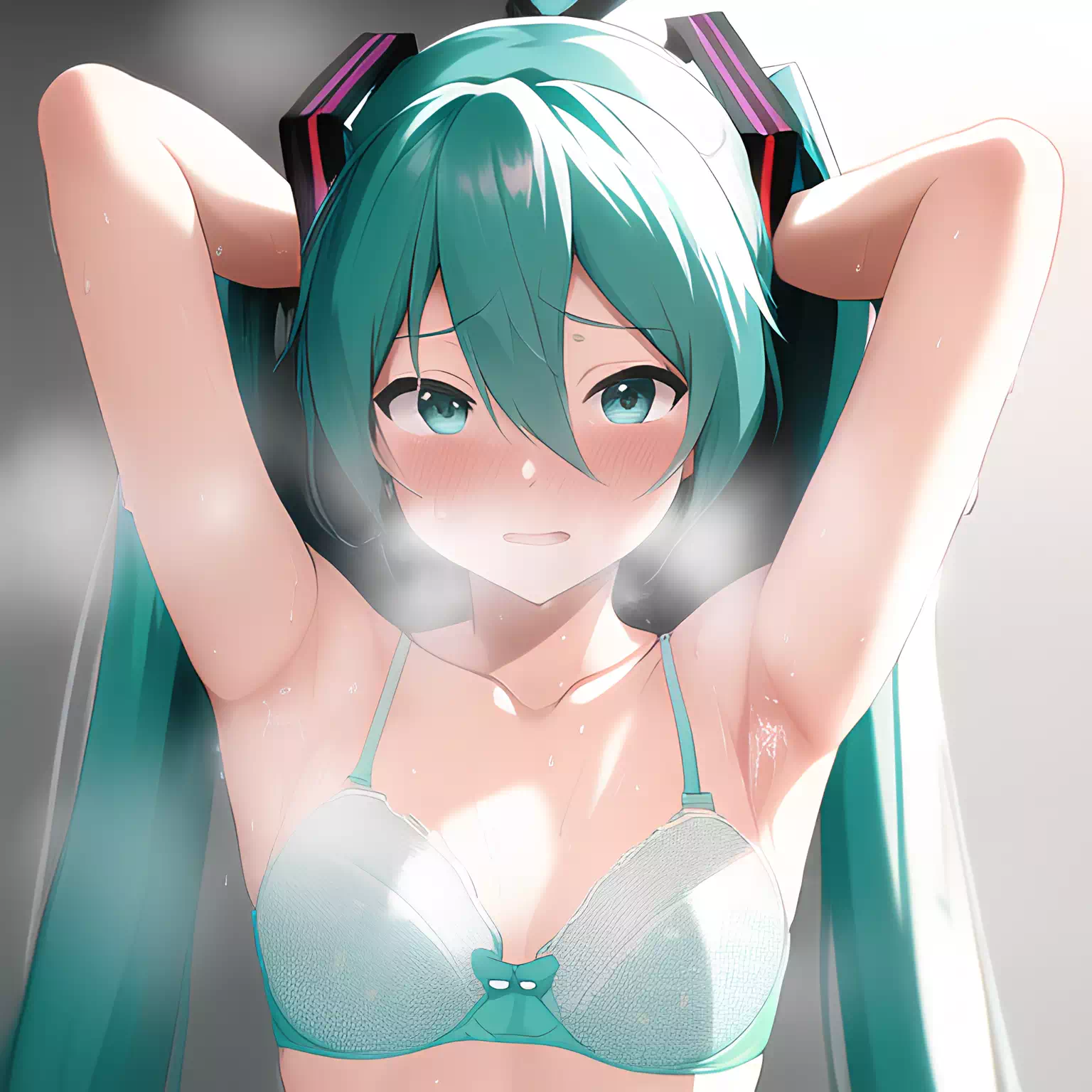 armpit focus miku