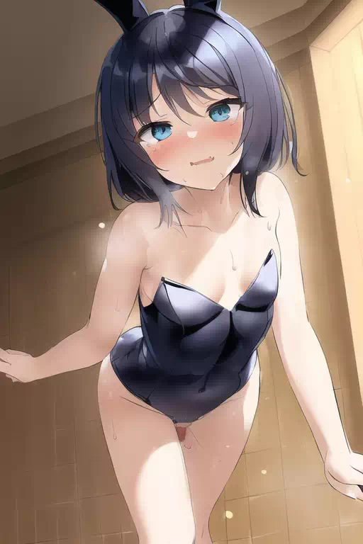 ロリバニーガール?黒髪