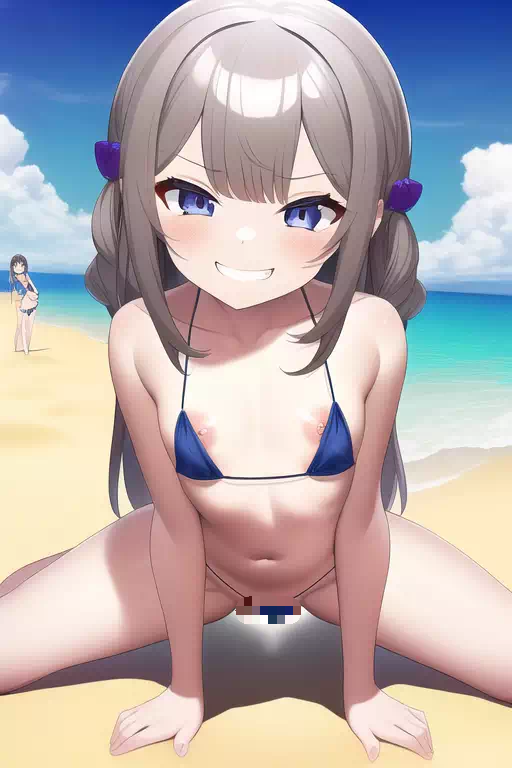 マイクロビキニのメスガキ