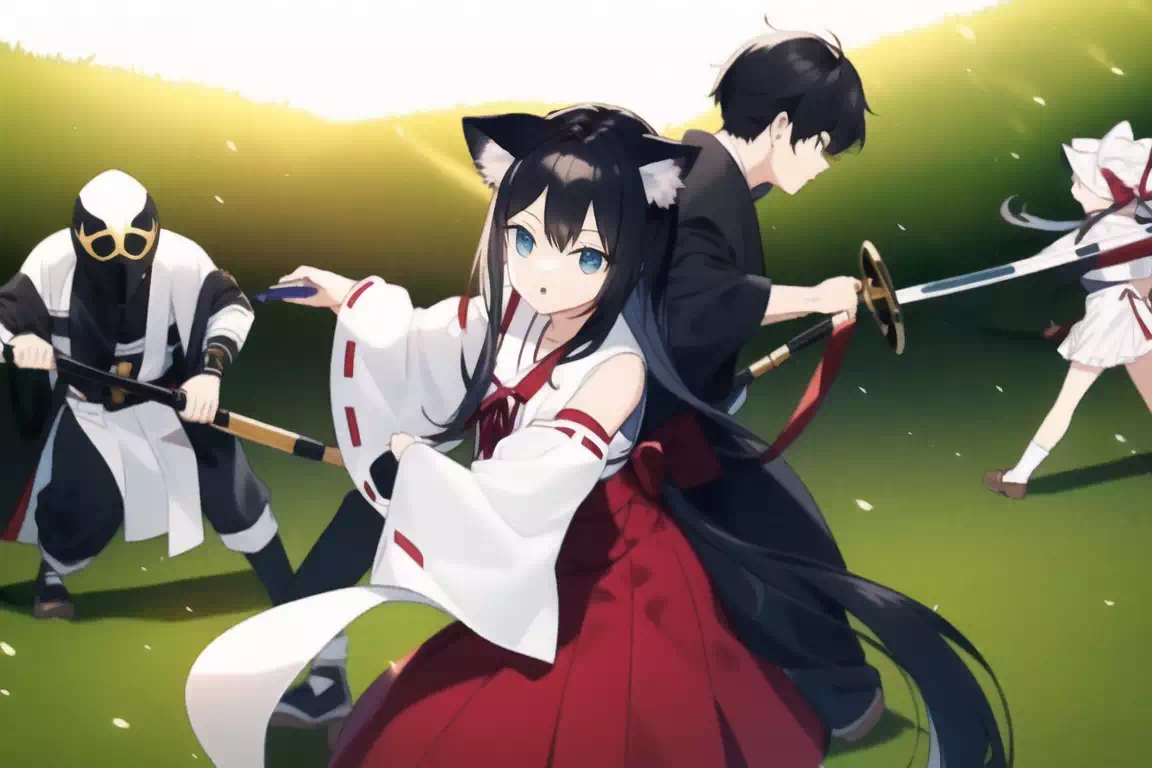 あるネコ耳巫女剣士の物語：純愛18禁ADVゲーム紹介風