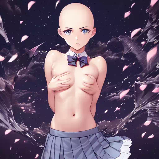 beautiful bald girls