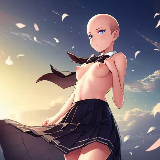 beautiful bald girls