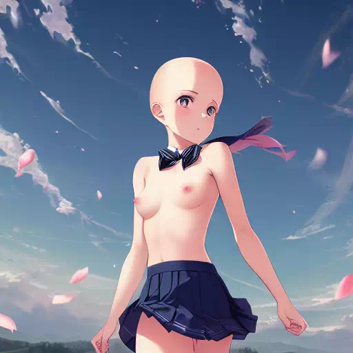 beautiful bald girls