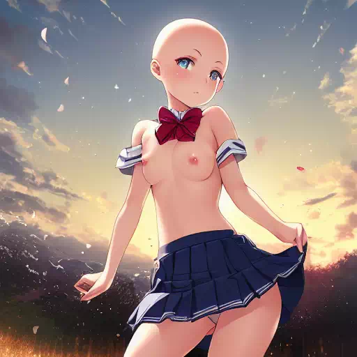 beautiful bald girls