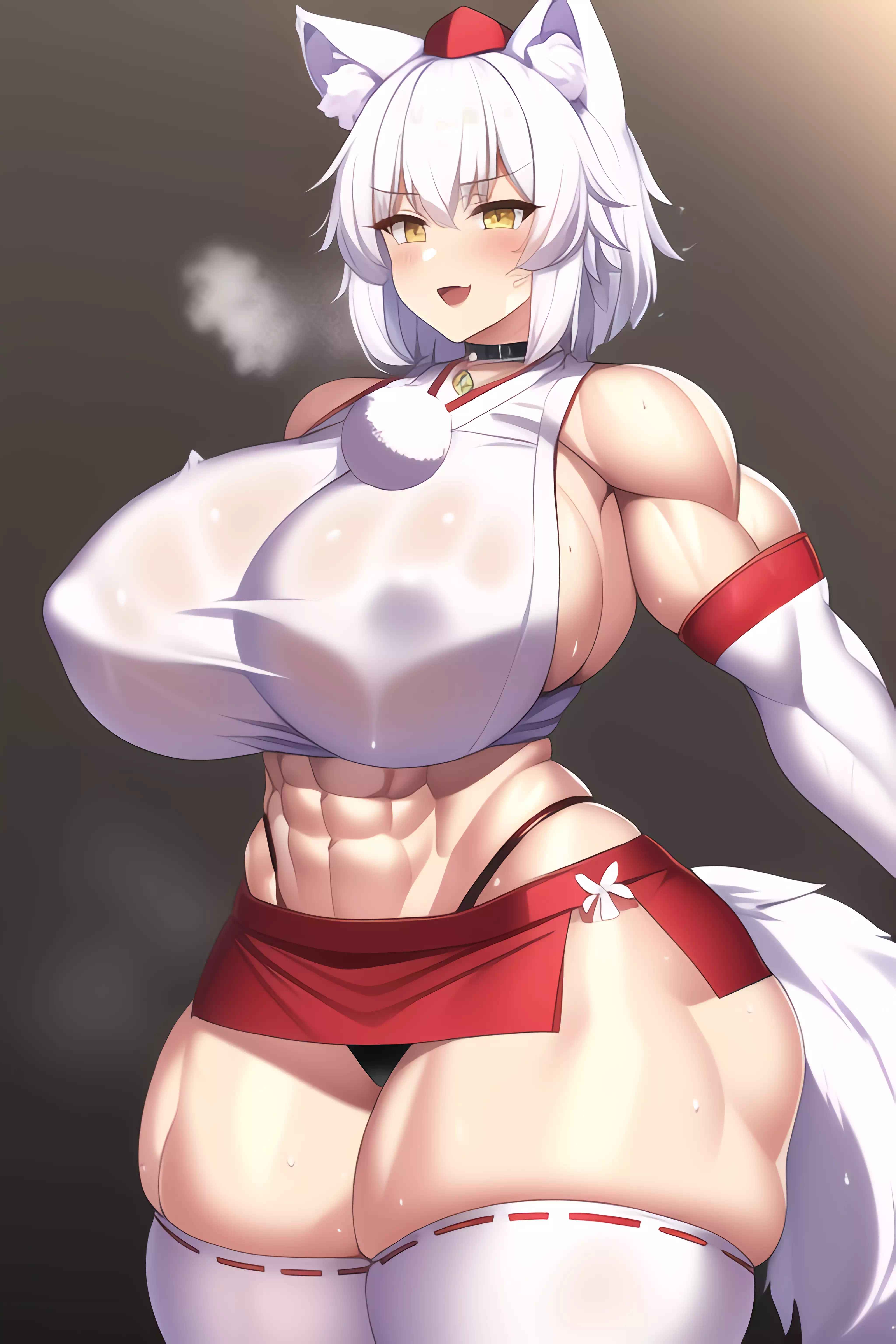 爆乳むきむち犬走椛(NovelAI)