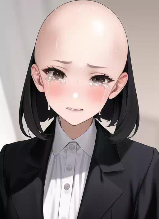 スキンヘッド、落ち武者頭の女の子まとめ