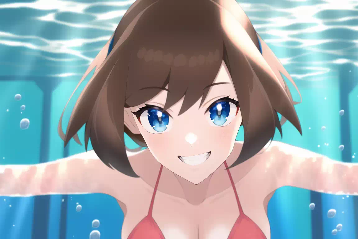 Pokegirls Swimming