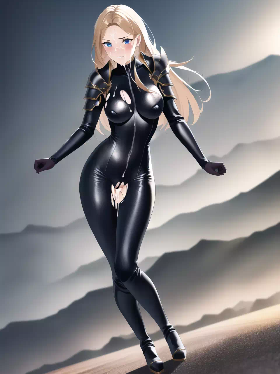 【NovelAI】ぴっちりスーツ戦士1