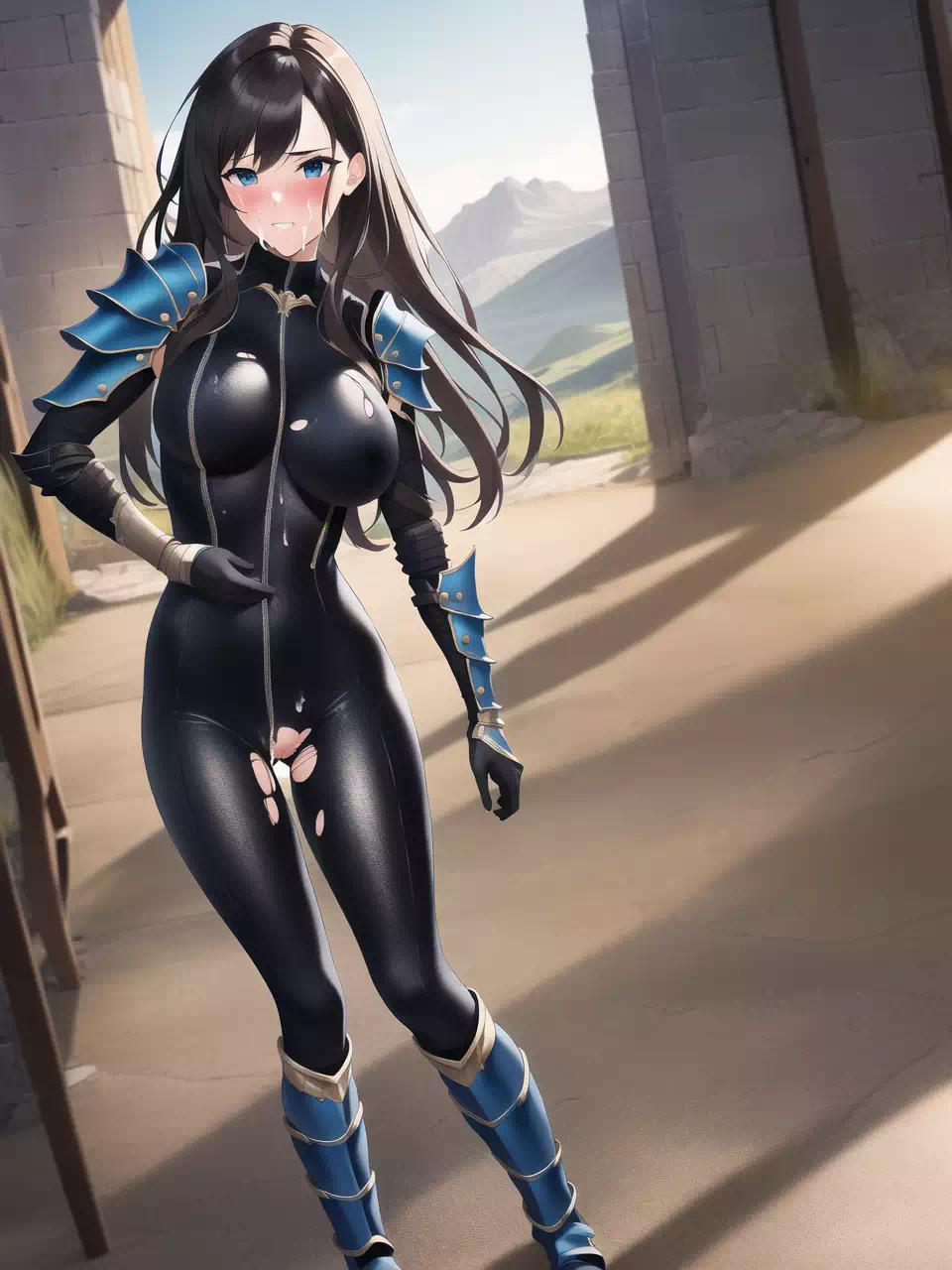 【NovelAI】ぴっちりスーツ戦士1