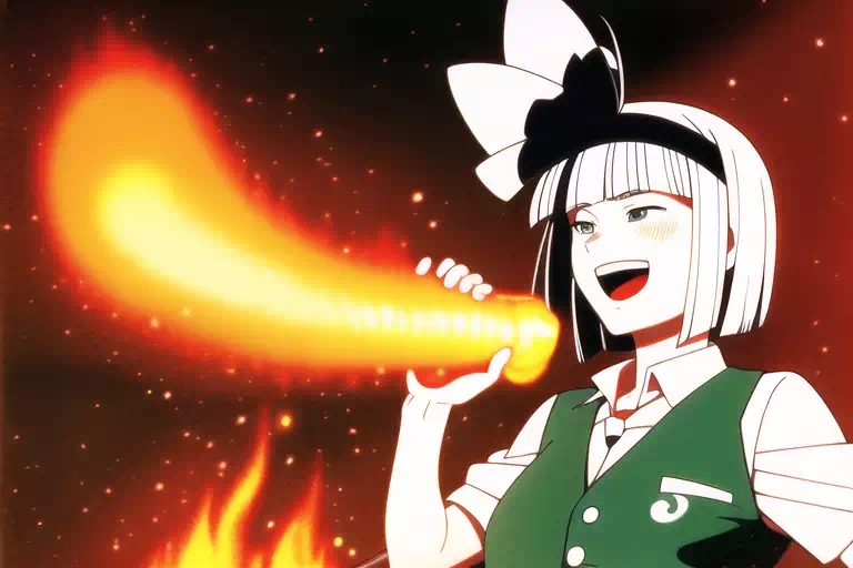 魂魄妖夢 with burning penis festival