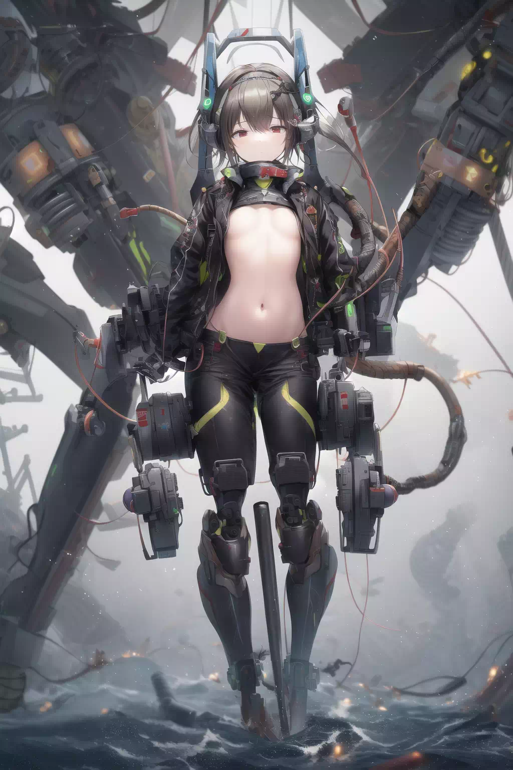 Girl, Mecha, Mind Control