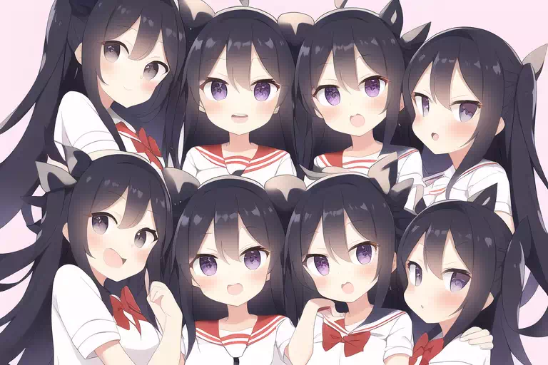 novelAIで生成した同キャラっぽい奴　０2