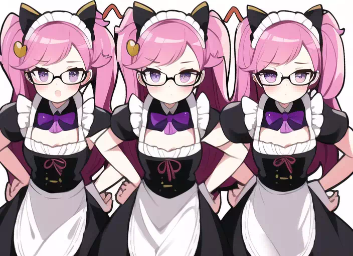 novelAIで生成した同キャラっぽい奴　０2