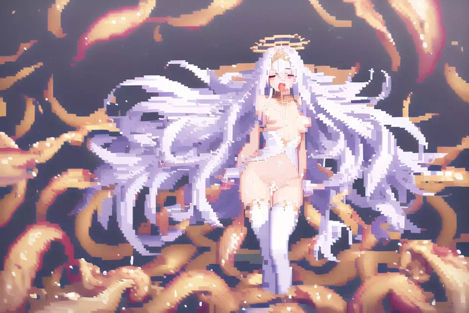 ピクセル触手天使