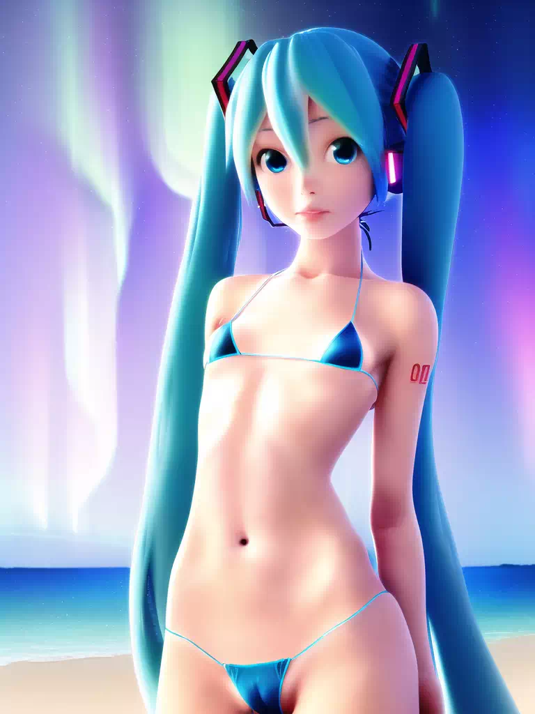 Hatsune Miku in Northern Lights2