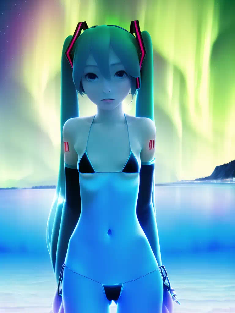 Hatsune Miku in Northern Lights2