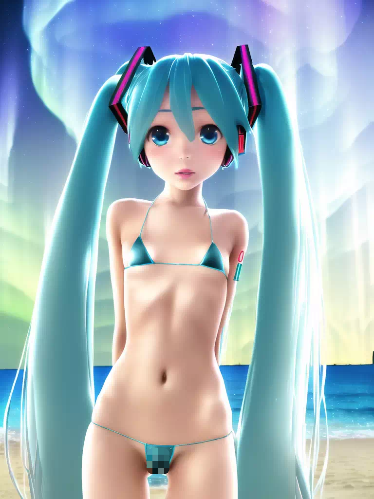 Hatsune Miku in Northern Lights3