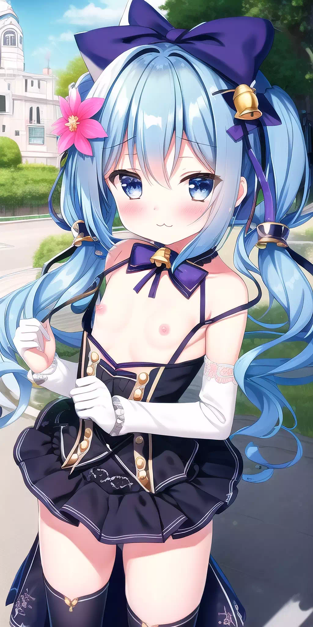 ?……??着?雫的胸部看……