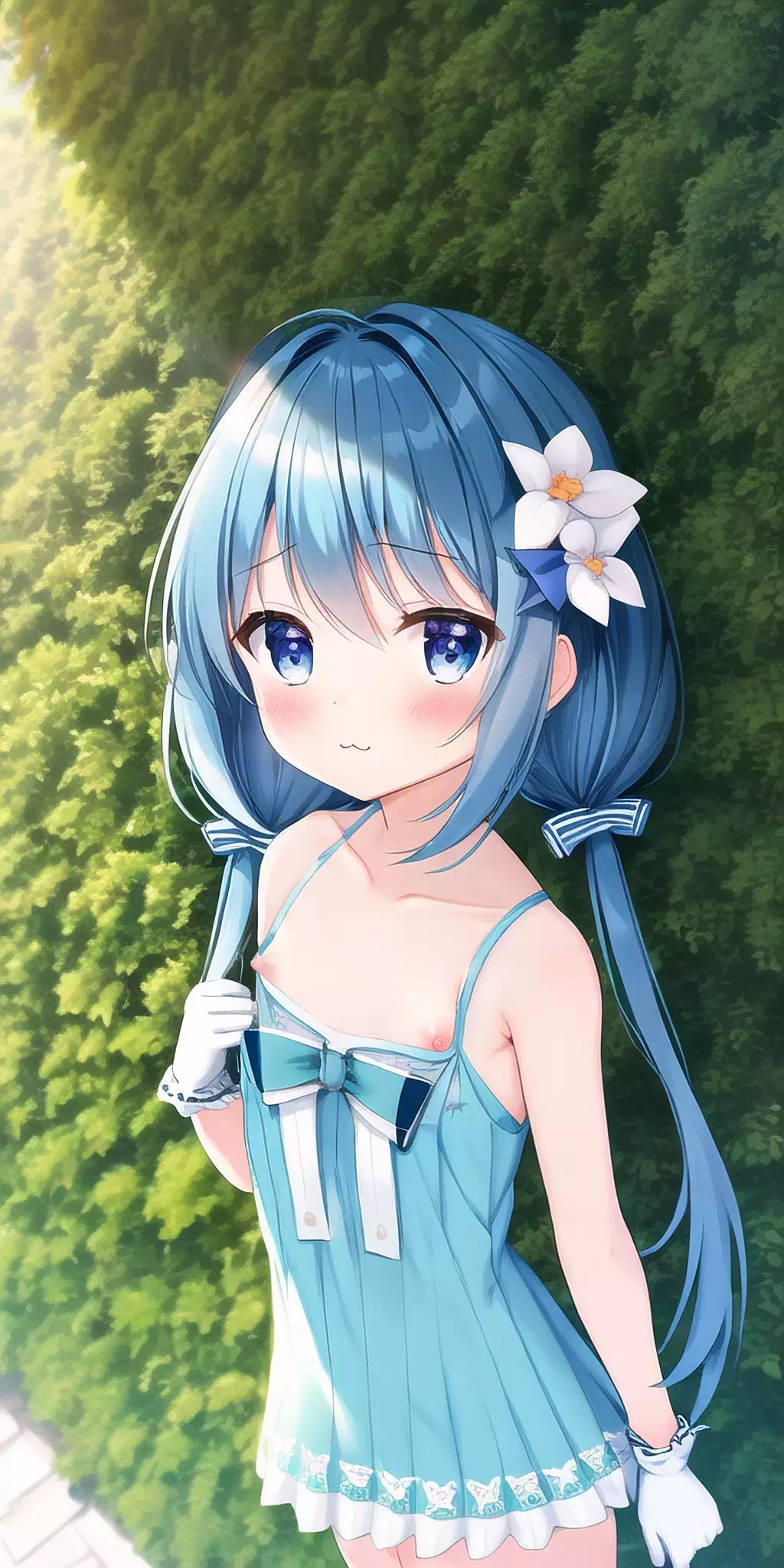 ?……??着?雫的胸部看……