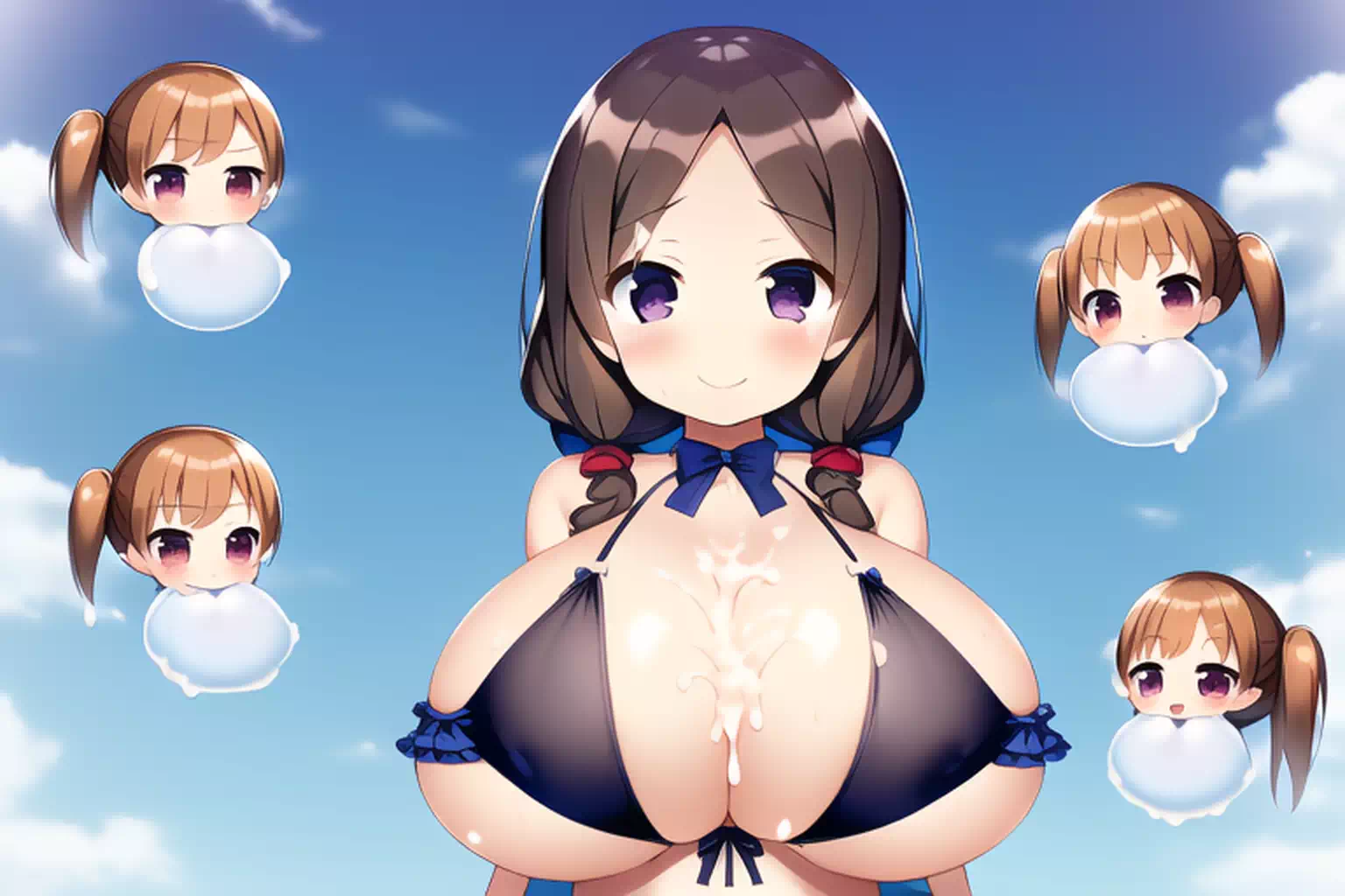 NovelAIでロリ巨乳チャレンジ