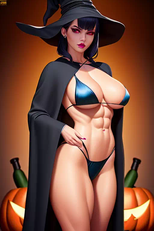 Seductive Mysterious Witch