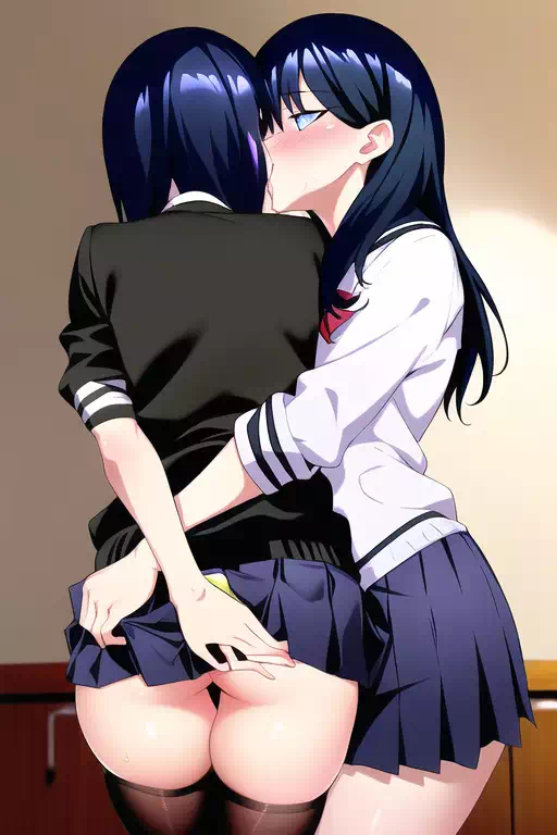 黒パンストはいてお尻さわさわされる六花ちゃん+おまけ