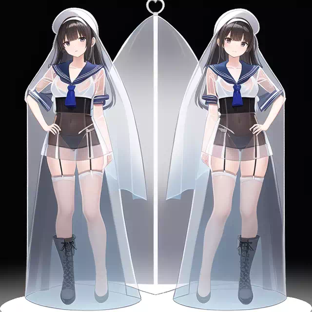 【NovelAI】See-through or not？