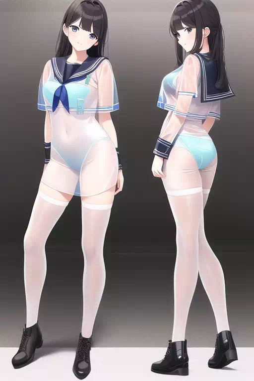 【NovelAI】See-through or not？