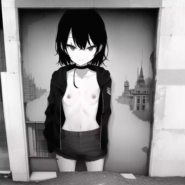 AI産町中のエロアート