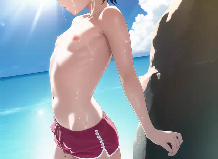 男水着チャレンジ