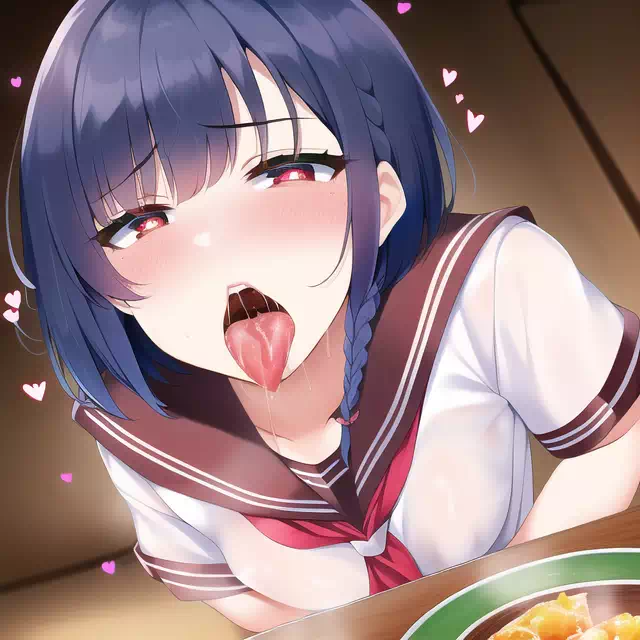 1号ちゃんと癒やらしラブラブ食事