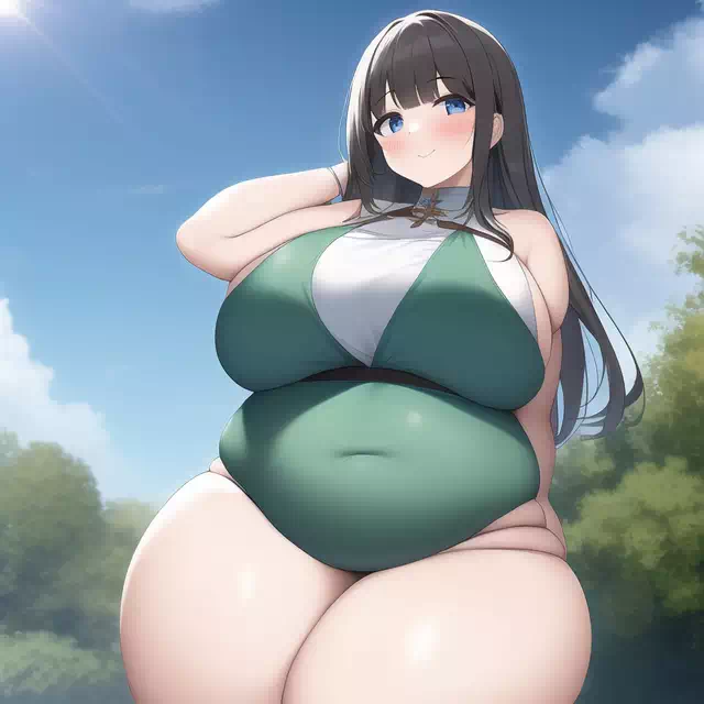 novelAI fat girl3