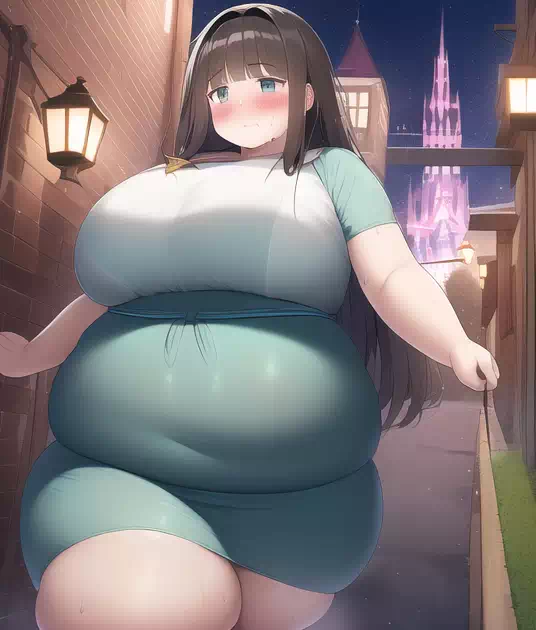 novelAI fat girl3