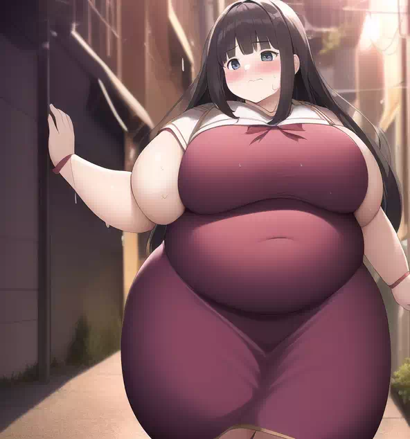 novelAI fat girl3