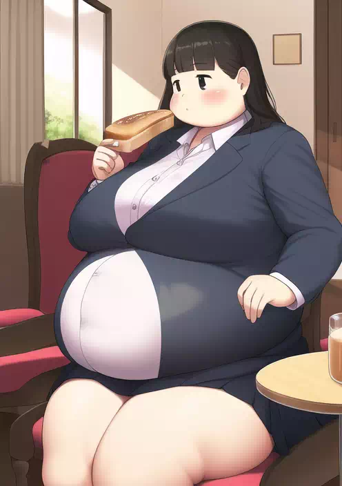 novelAI fat girl3