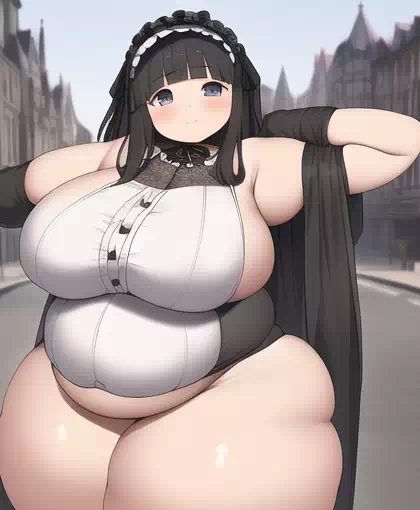 novelAI fat girl3