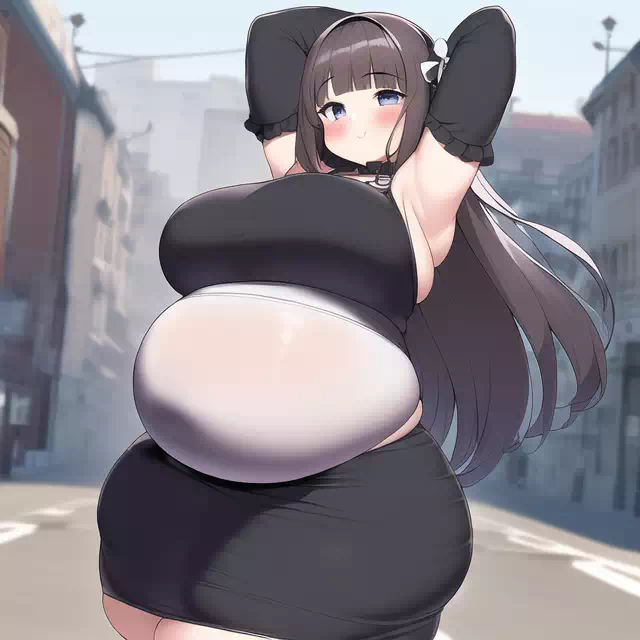 novelAI fat girl3